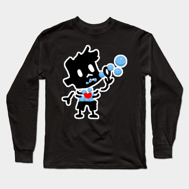bubble zombie boy Long Sleeve T-Shirt by COOLKJS0